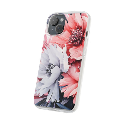 Coral Bloom iPhone 15 Case - Soft