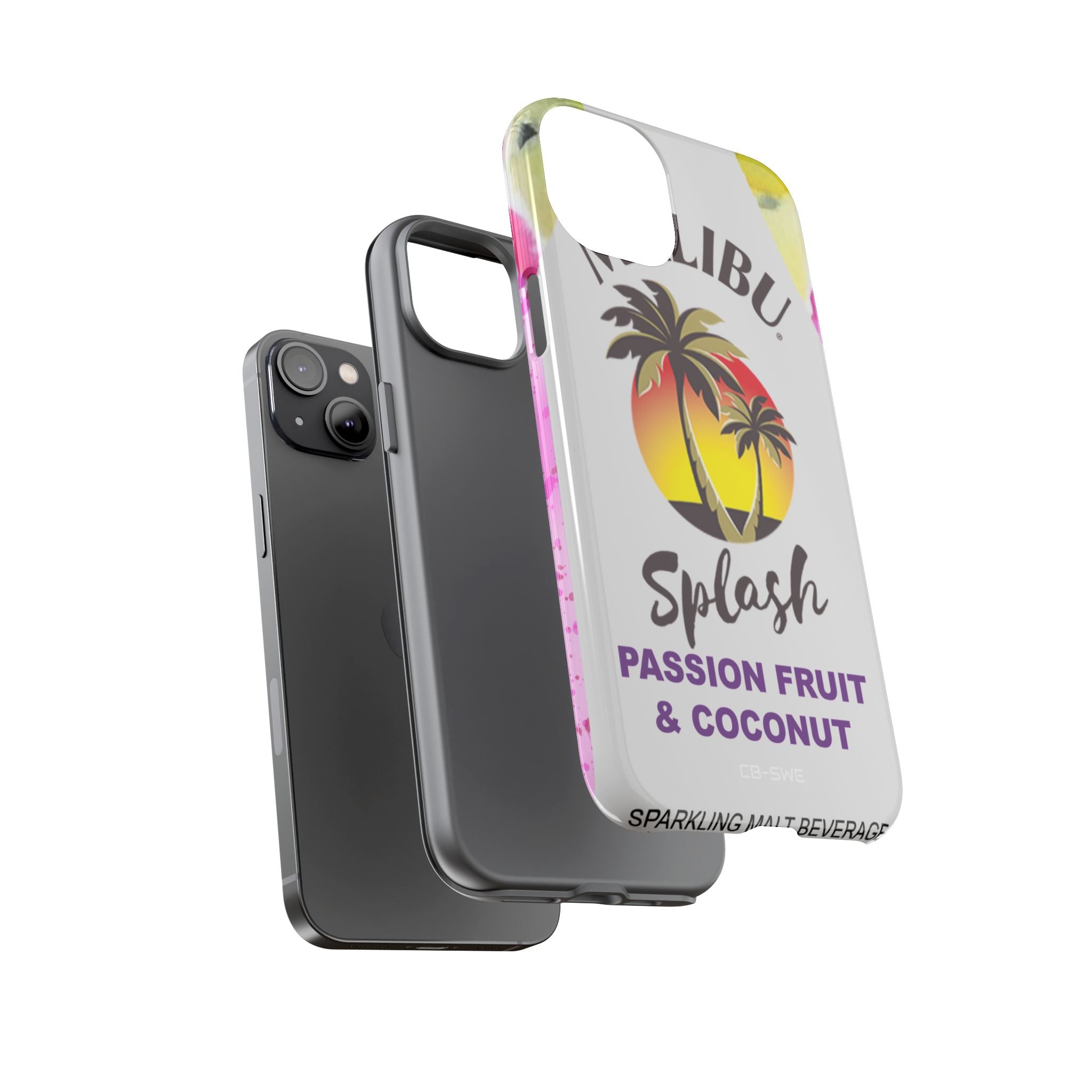 Tropical Sunset Splash - iPhone Case