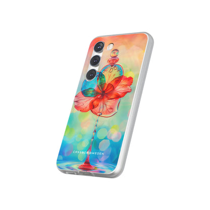 Ethereal Glass Flower Samsung S23 - Flexi Phone Case