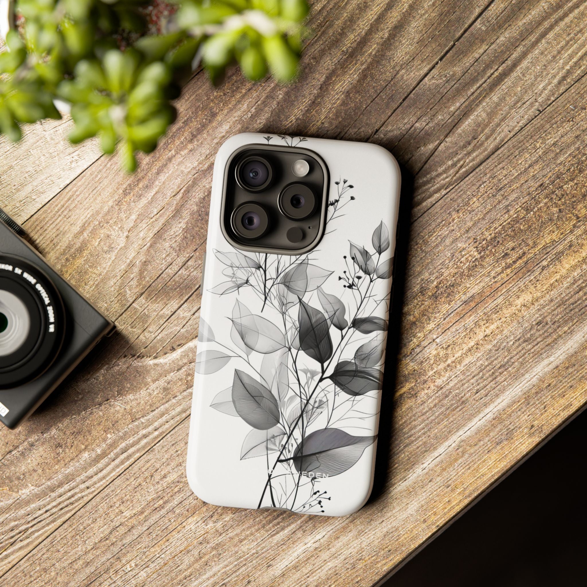 Botanical Line Harmony iPhone 15 - Tough Phone Case