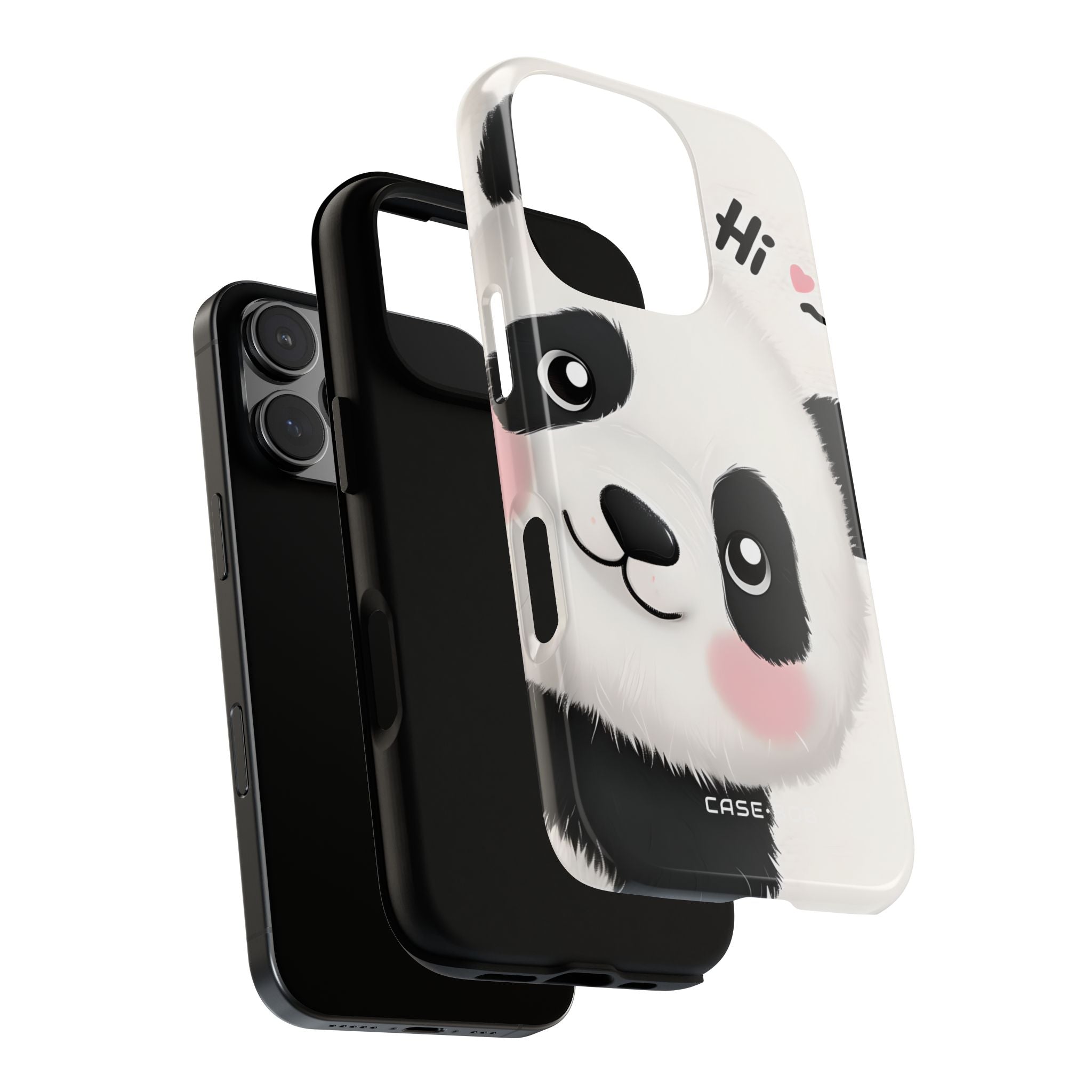 Peeking Panda Charm iPhone 16 Pro Case - Tough