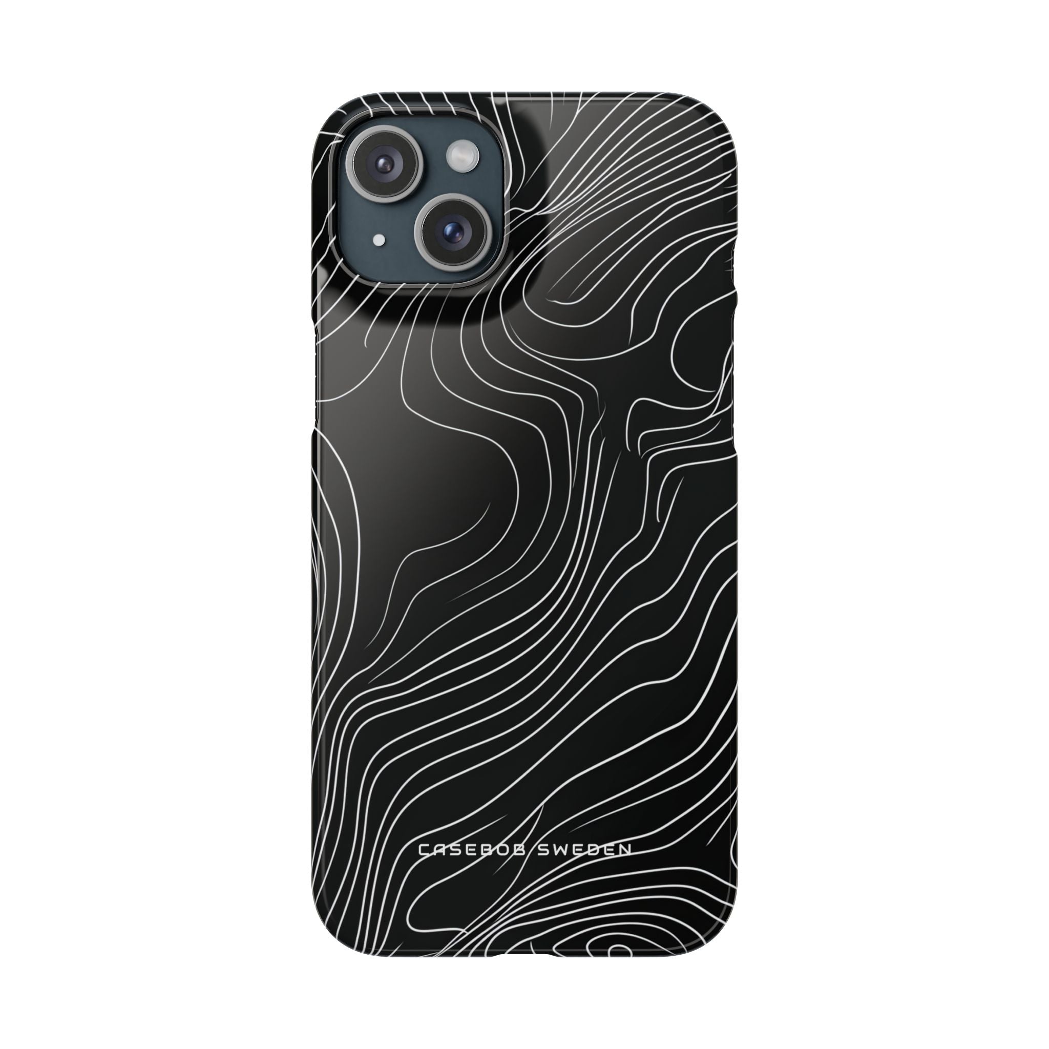 Contour Waveform Flow iPhone 15 - Slim Phone Case