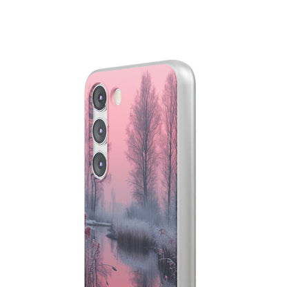 Pink Serenity Case - Flexi Samsung S23 Phone Case