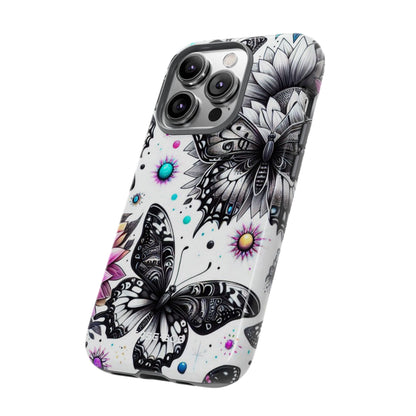 Butterfly Bloom iPhone 14 Pro Case - Tough