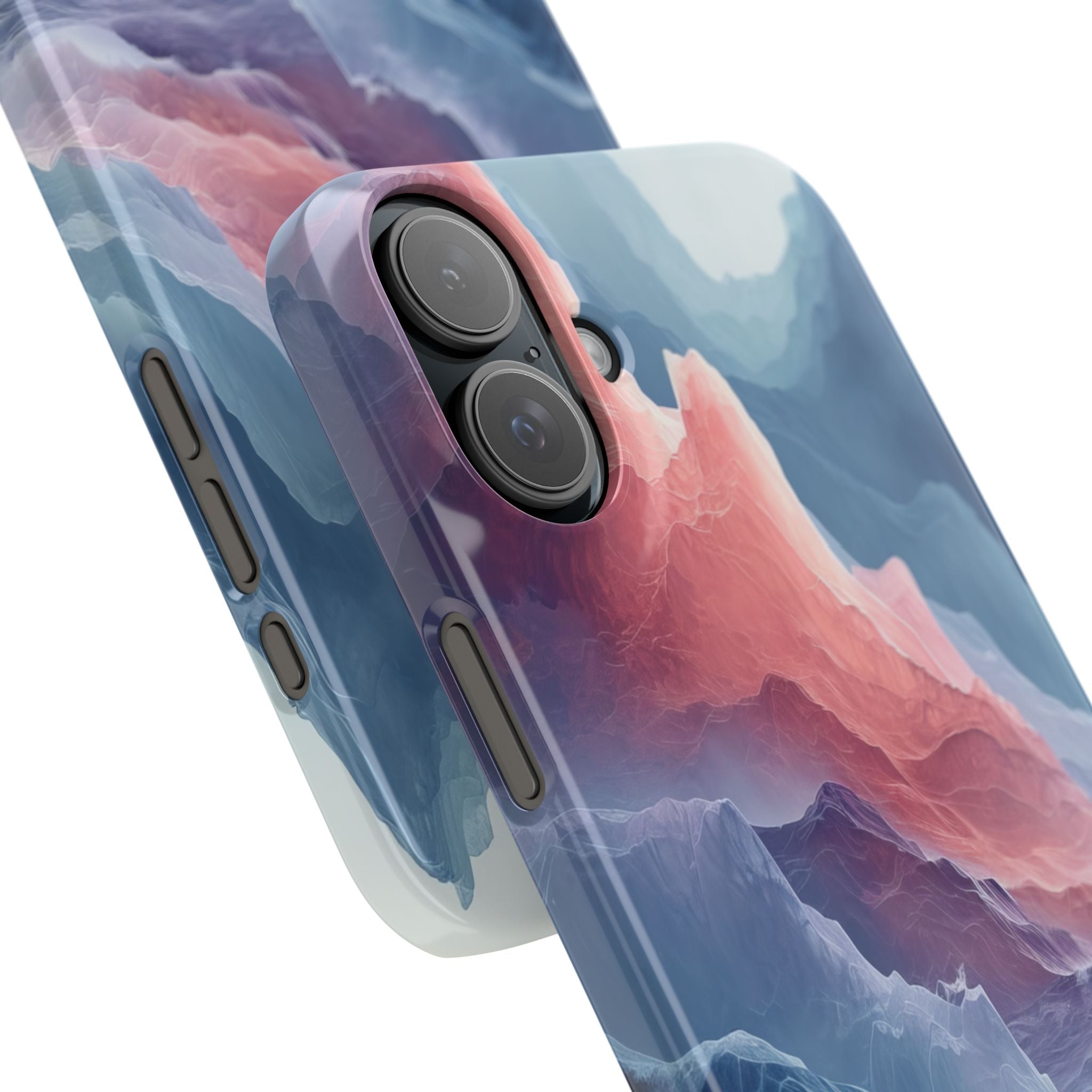 Mountain Wave Serenity - Slim iPhone 16 Phone Case