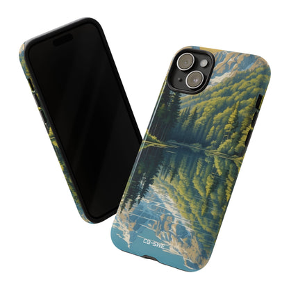 Mountain Peaks Reflect - iPhone Case