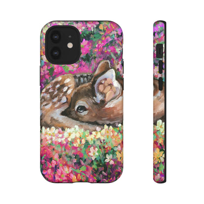 Oil painting - Young Deer - Protective Phone Case