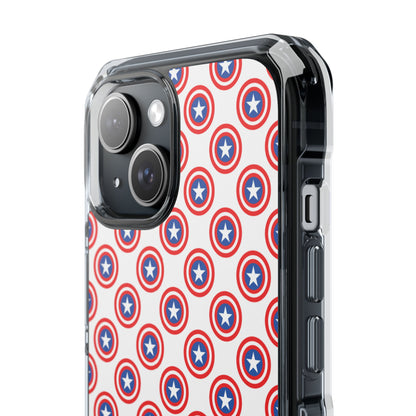 Star Shield Pattern iPhone 15 Case - Impact