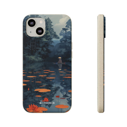 Tranquil Lotus Serenity | Biodegradable Phone Case