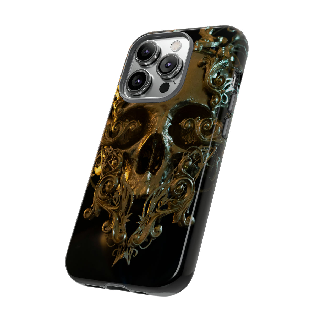 Golden Skull Trooper - Schutzhülle fürs Handy