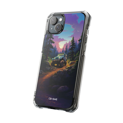 Sunset Forest Drive iPhone Case - Impact