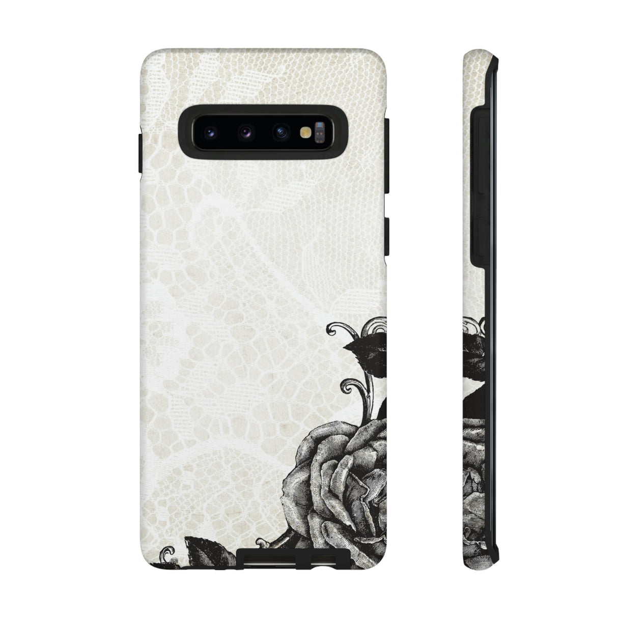 Rosett Gothic Flower - Protective Phone Case