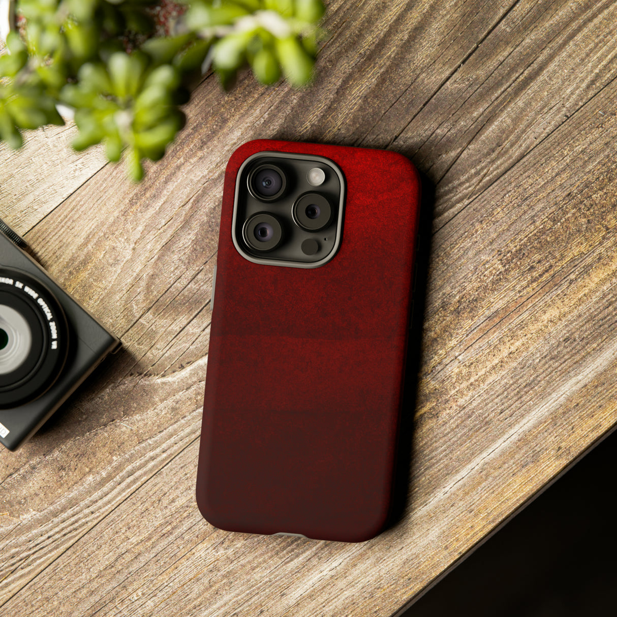 Grunge Red - Protective Phone Case