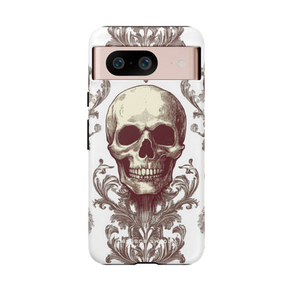 Gothic Skulls and Ornate Foliage Google Pixel 8 - Tough Phone Case