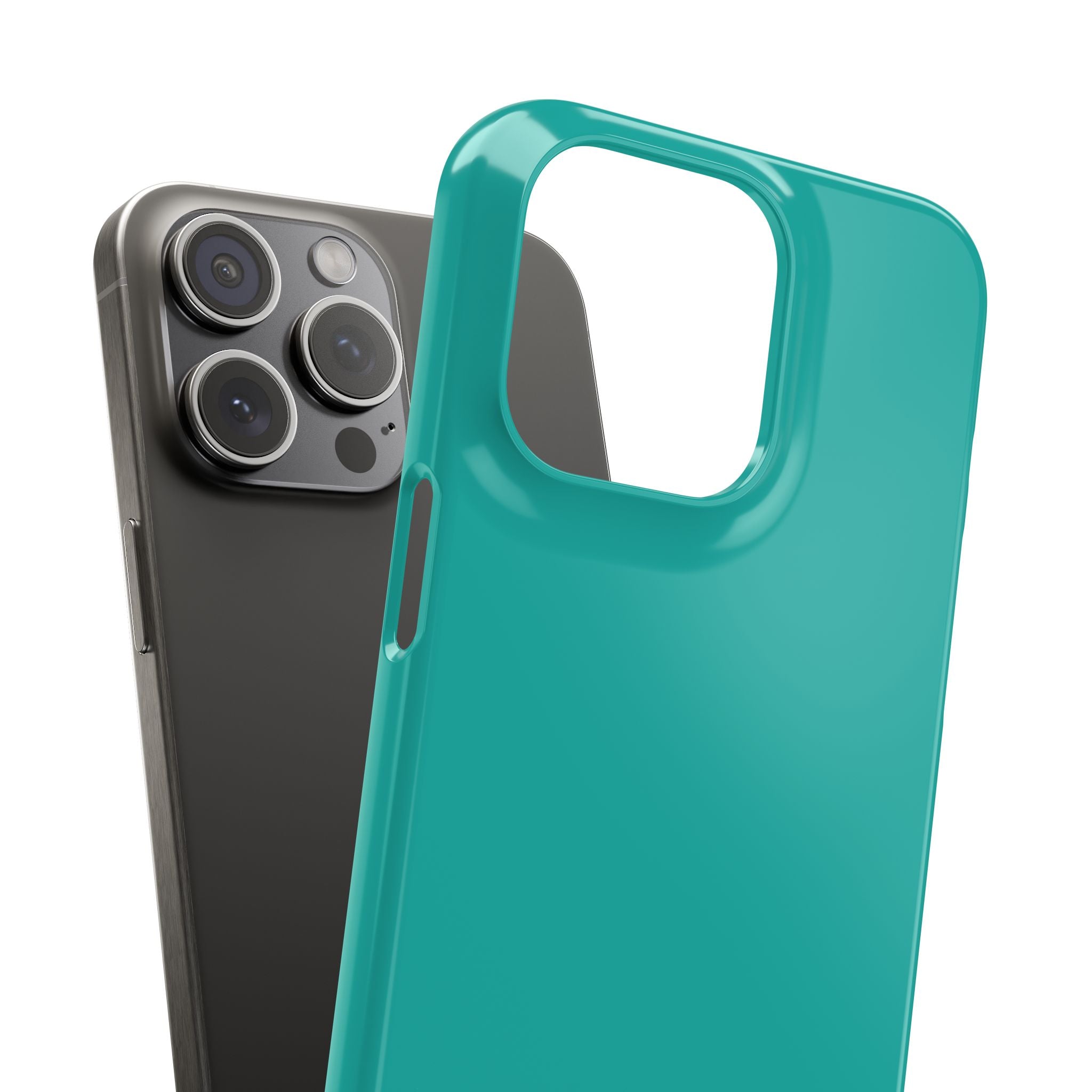 Light Sea Green iPhone 15 - Slim Phone Case