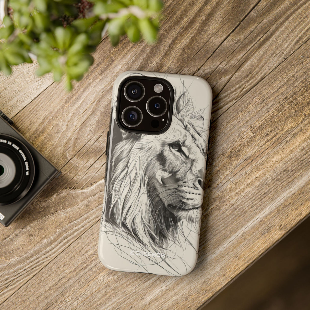 Majestic Lion: Minimalist Elegance - for iPhone 16