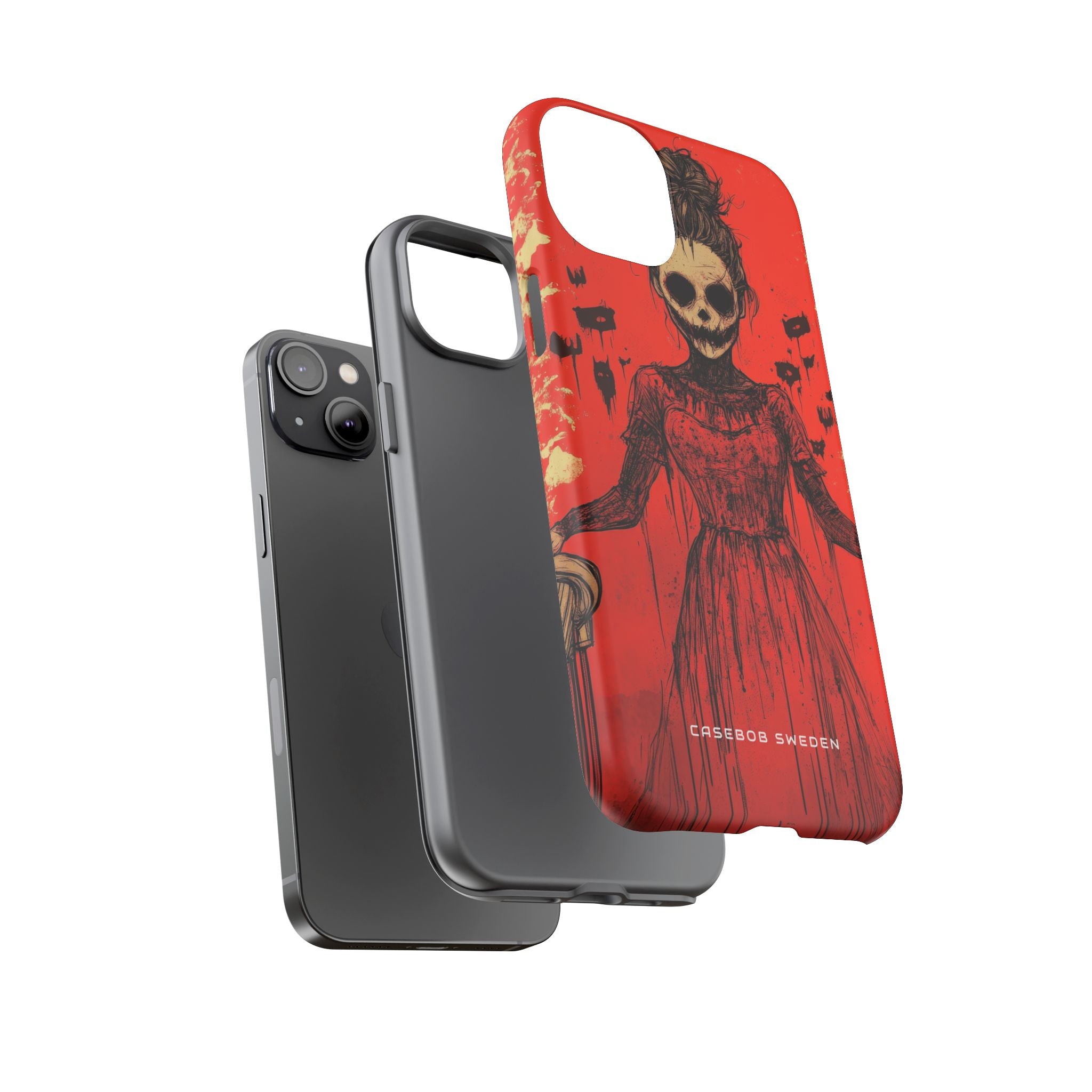 Haunting Scarlet Descent iPhone 14 - Tough Phone Case