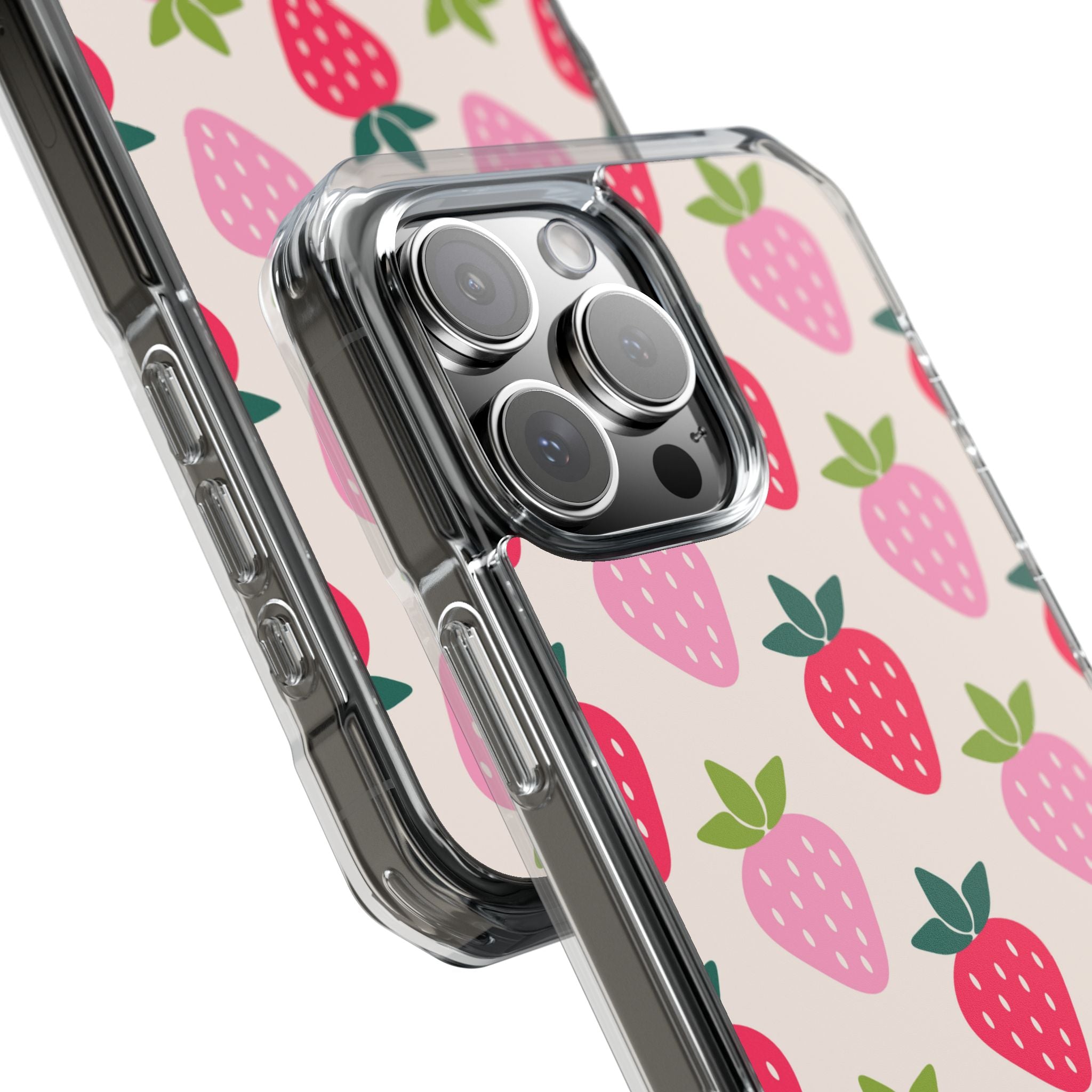 Vibrant Strawberry Rhythm iPhone Case - Impact