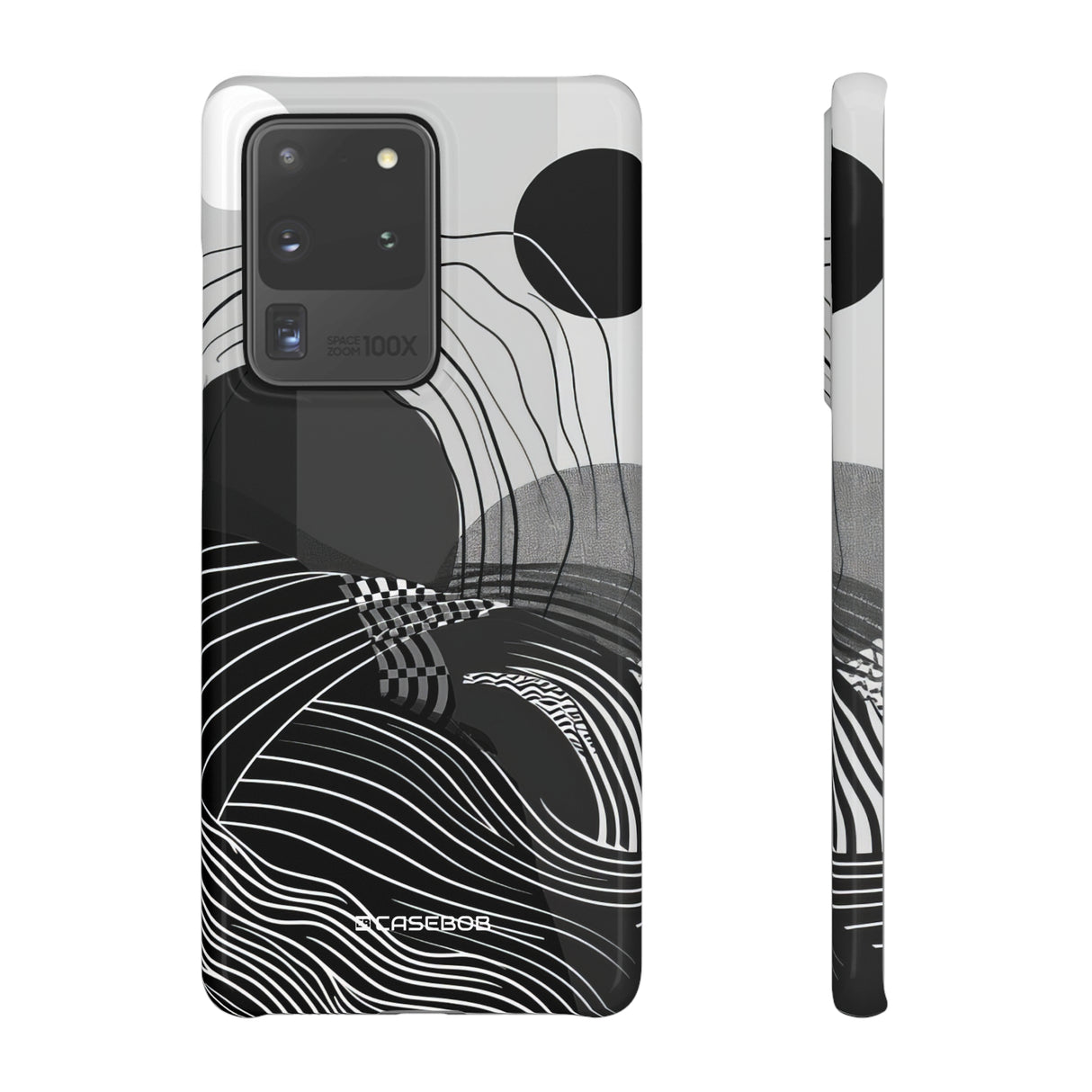 Monochrome Dynamics | Slim Phone Case for Samsung