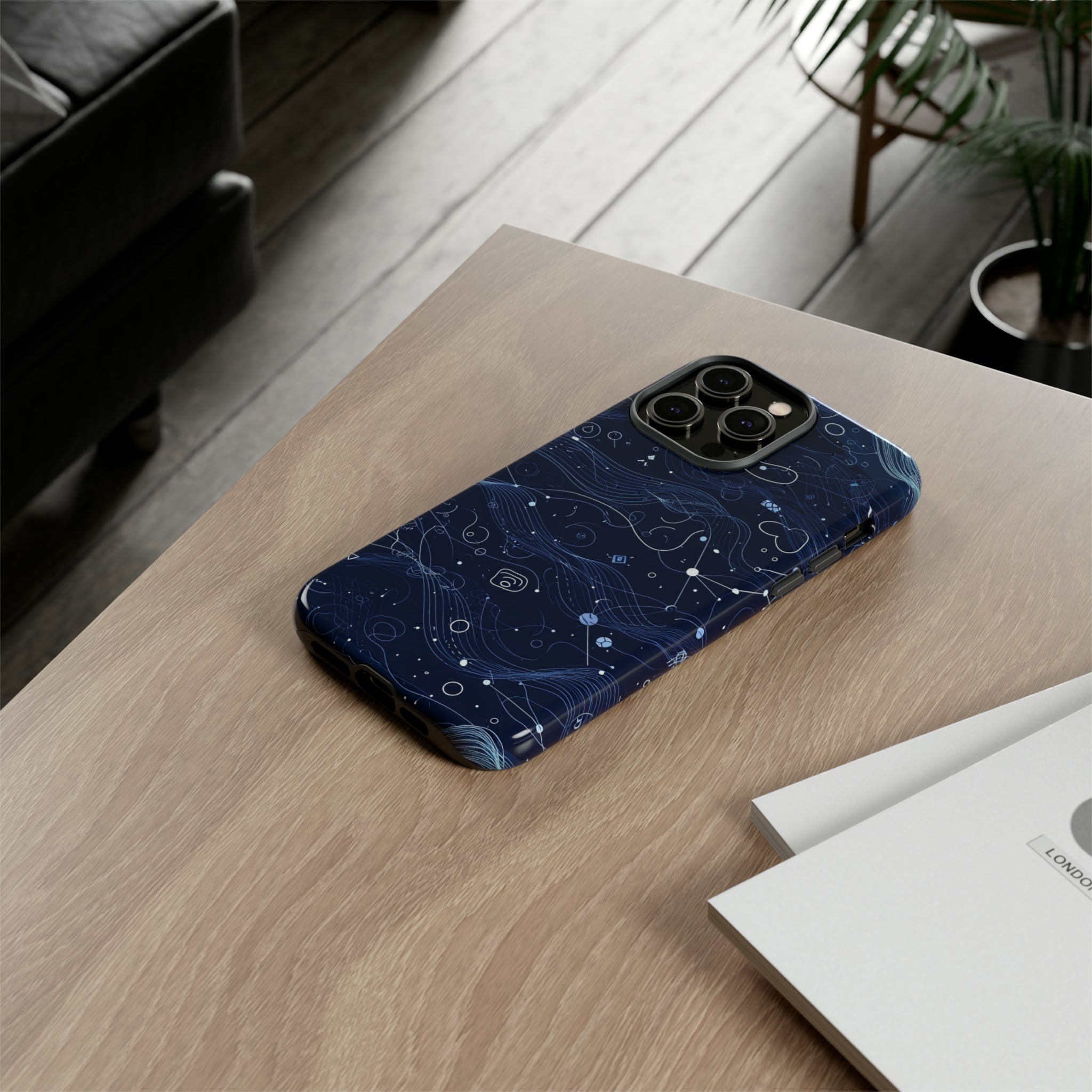 Network Fusion: Connectivity Gradient - Protective Phone Case