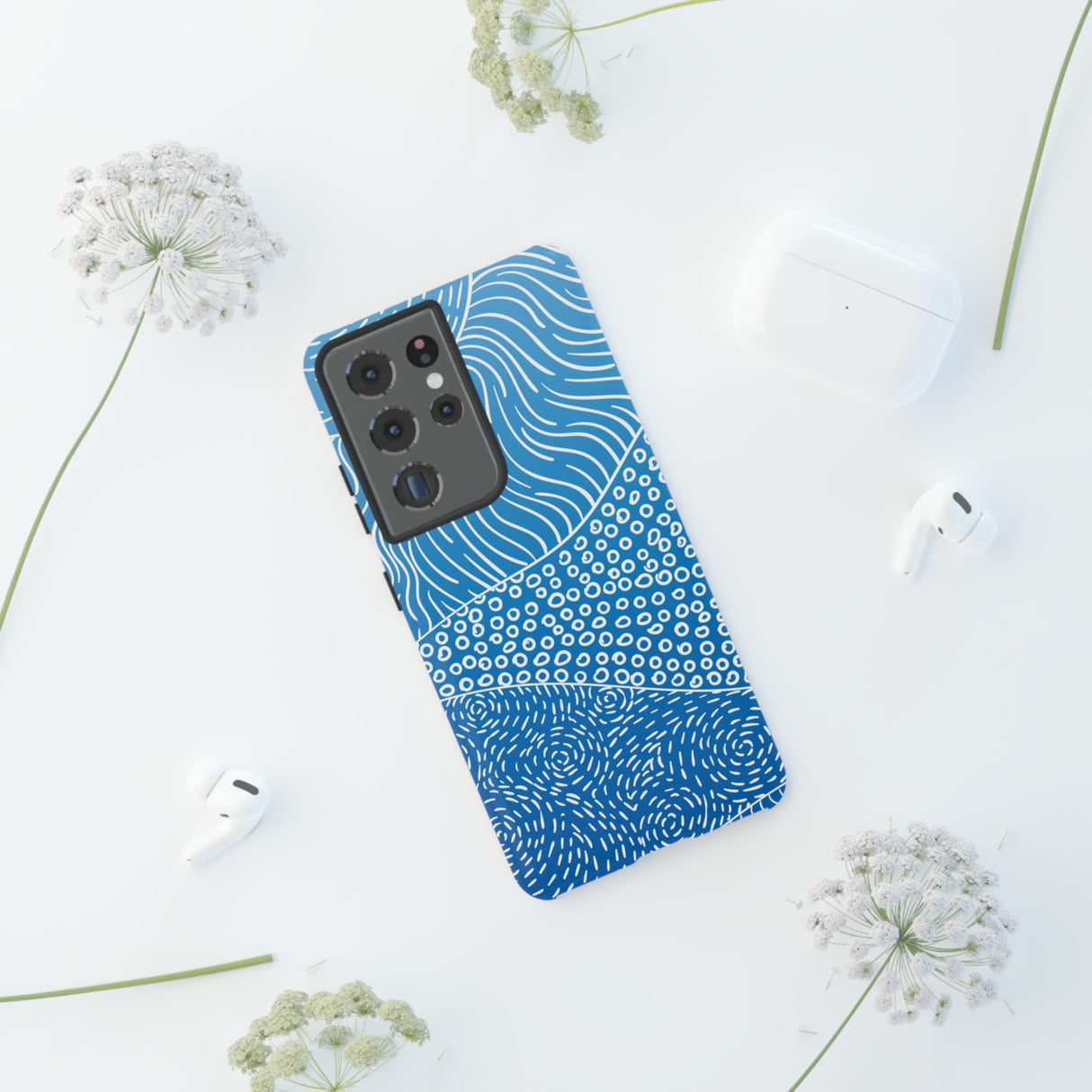 Line Art Hills Android Case (Protective) - Protective Phone Case