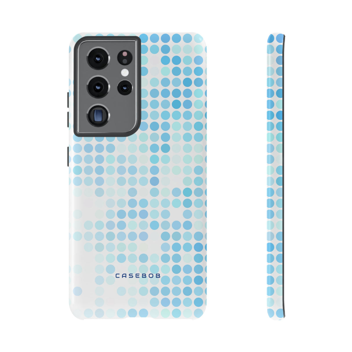 Blue Pixels - Protective Phone Case