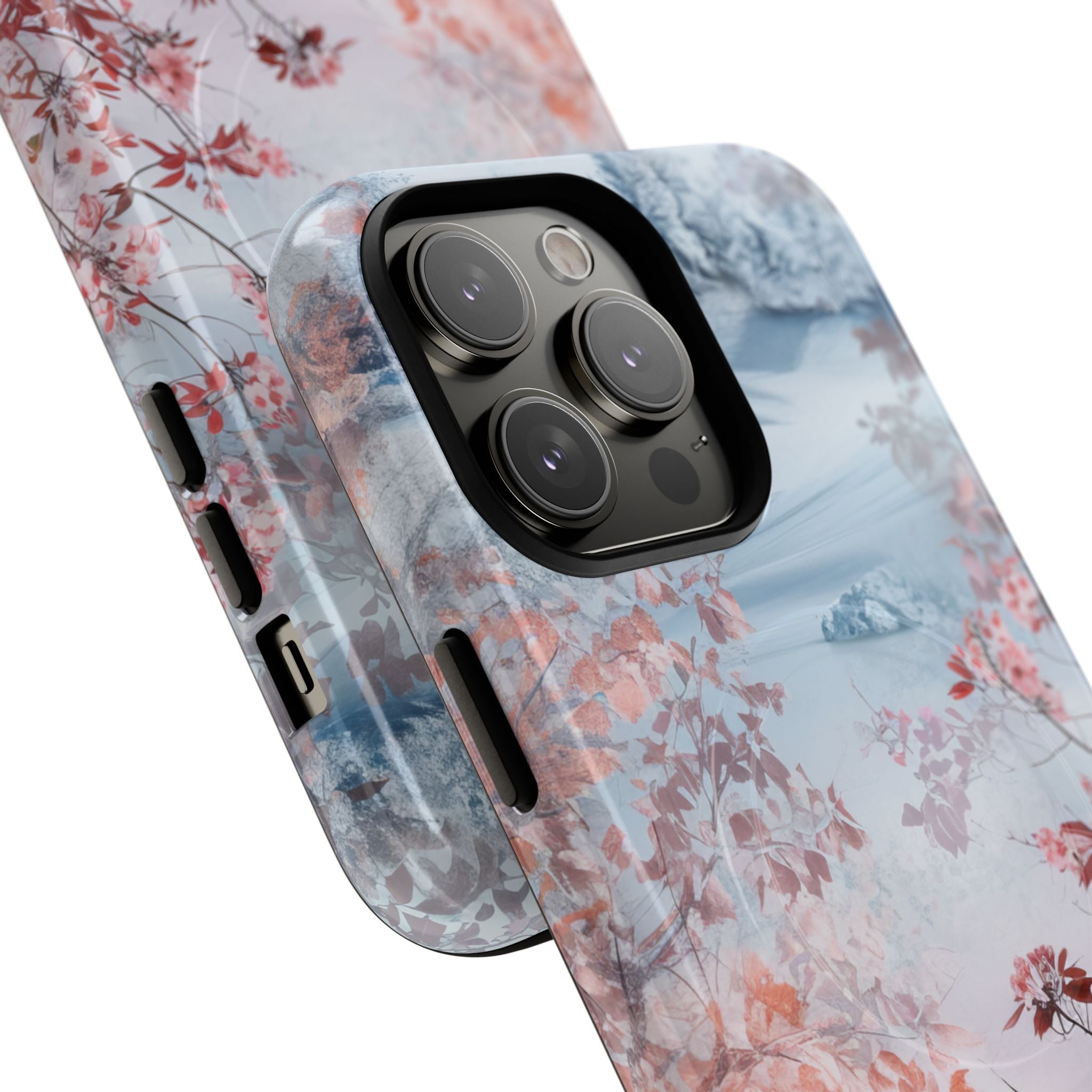 Floral Serenity Case - Tough + MagSafe® iPhone 14 Phone Case