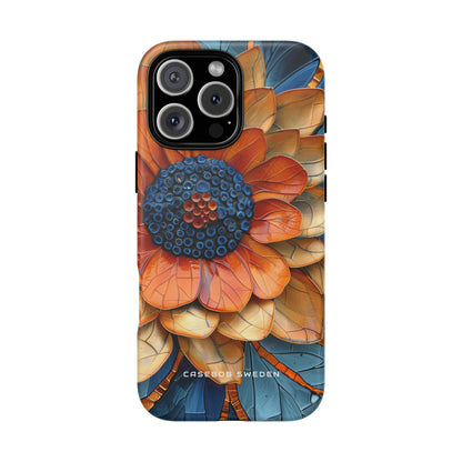 Mosaic Blossom Harmony iPhone 16 - Tough Phone Case