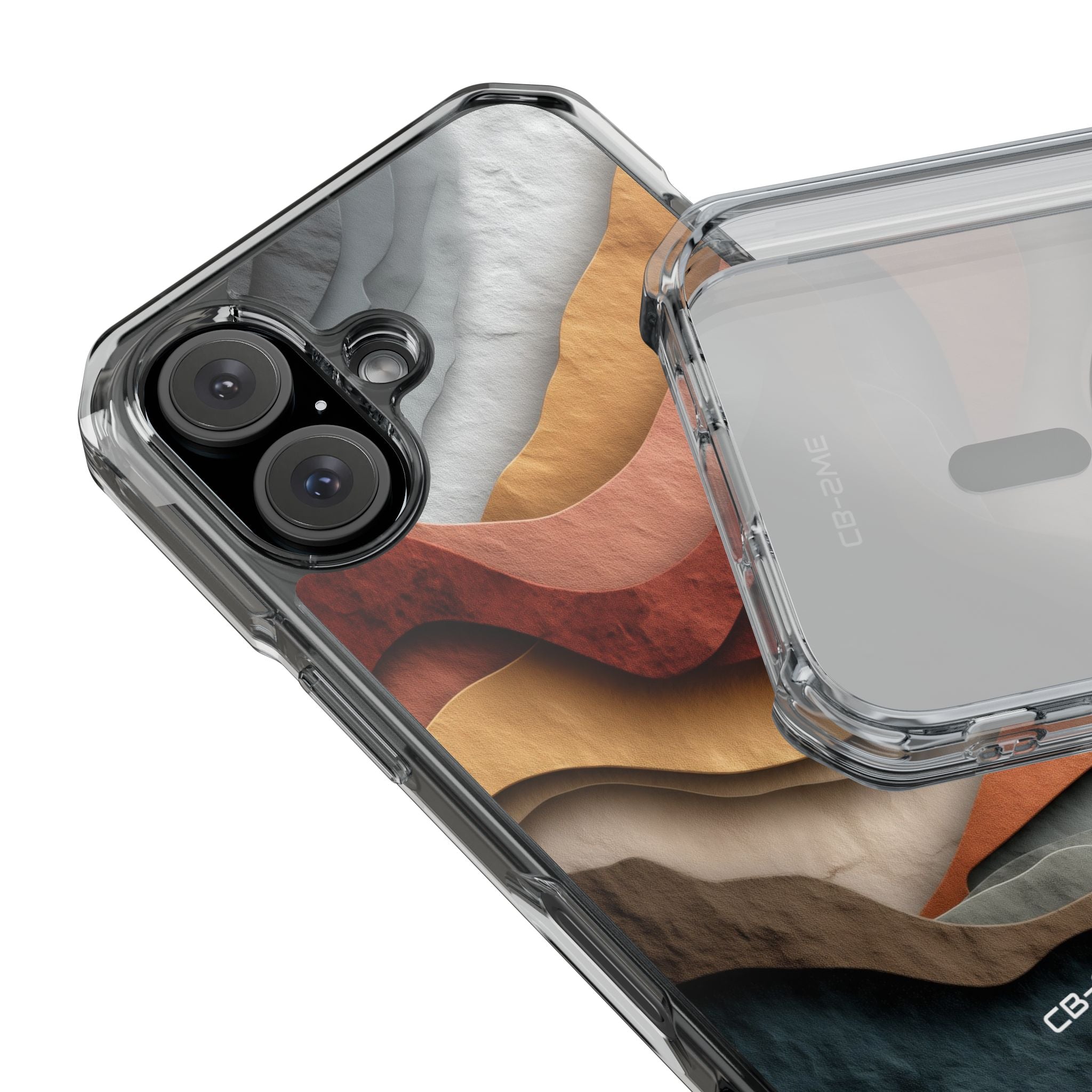 Layered Earth Whisper iPhone Case - Impact