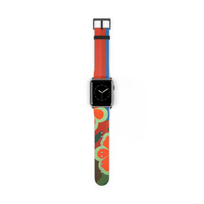 Orange Blossom Mosaic - Watch Band