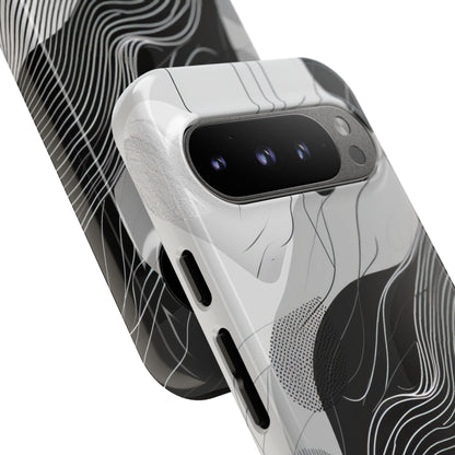 Fluid Geometry Fusion Google Pixel 9 - Tough Phone Case