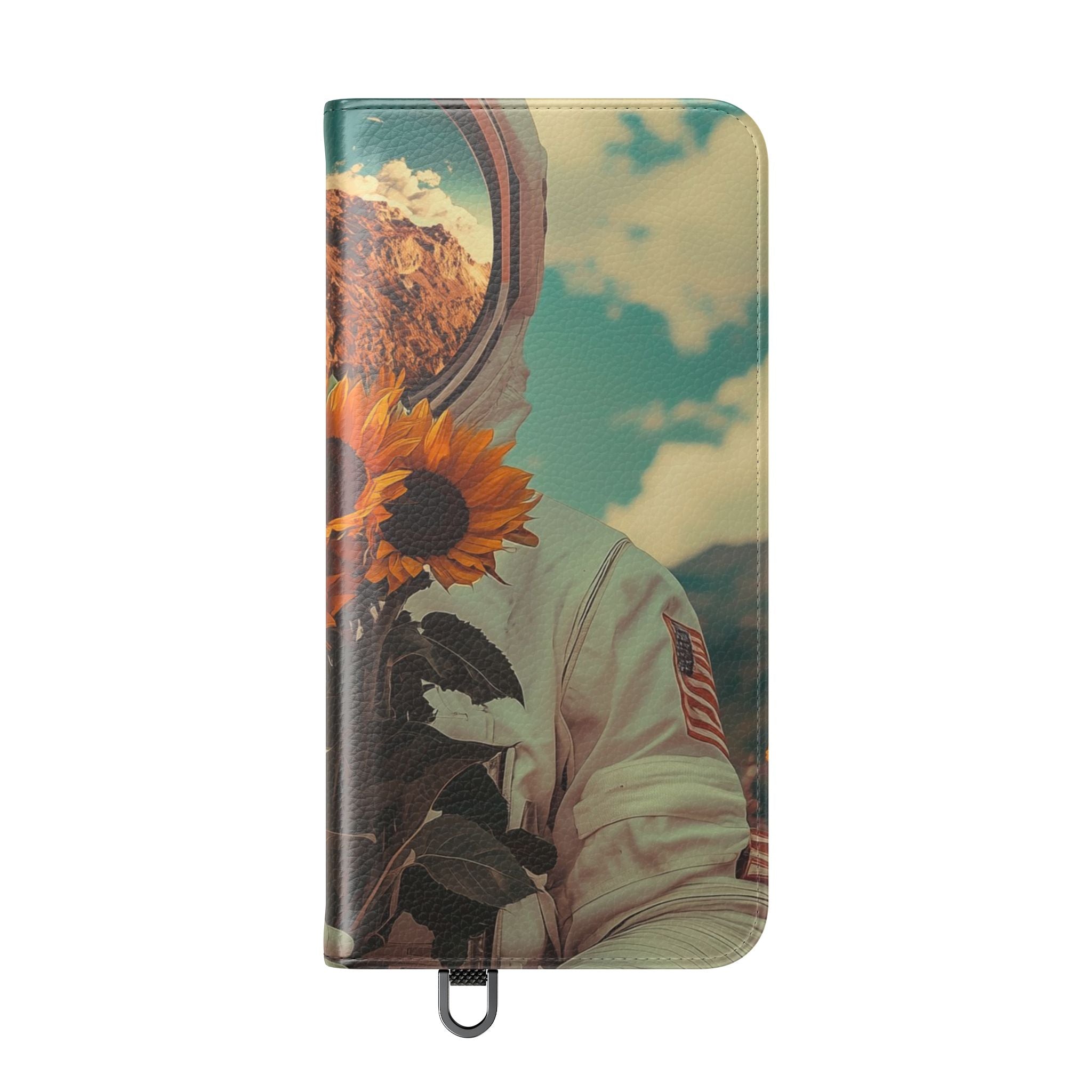 Sunflower Astronaut - Samsung S25+ Case - Wallet