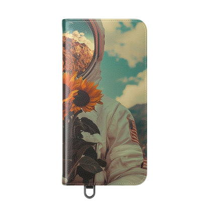 Sunflower Astronaut - Samsung S25+ Case - Wallet