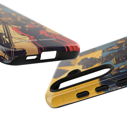 Golden Era Cinematic Spotlight Samsung S24 - Tough Phone Case