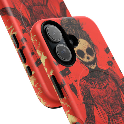 Haunting Scarlet Descent iPhone 16 | Tough+ Phone Case