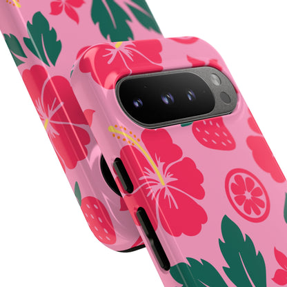 Tropical Hibiscus Harmony - Google Pixel Case