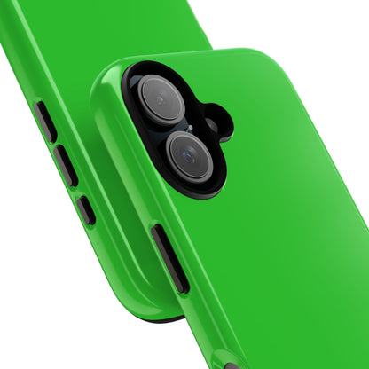 Lime Green - Tough iPhone 16 Phone Case