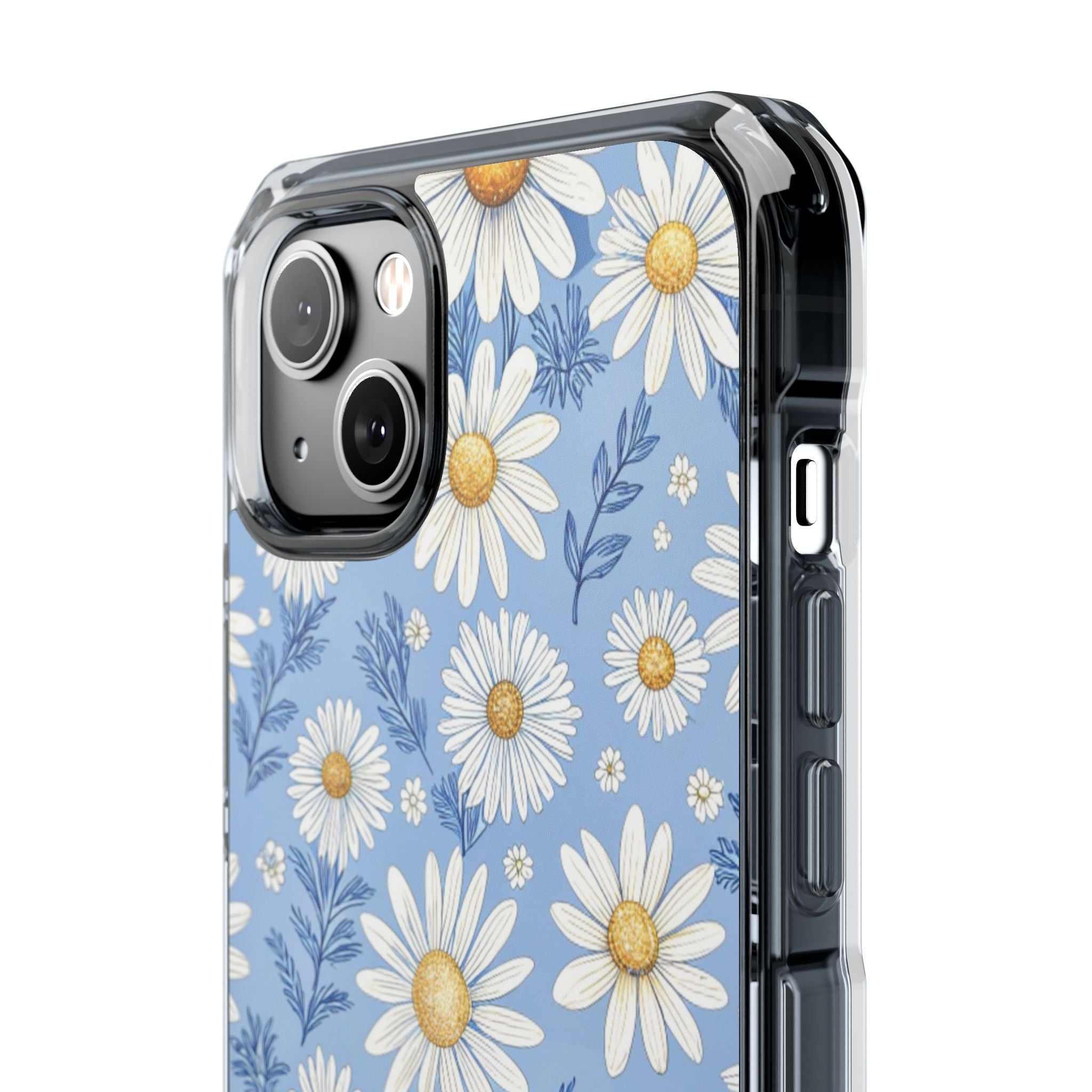 Daisies On Blue iPhone Case - Impact