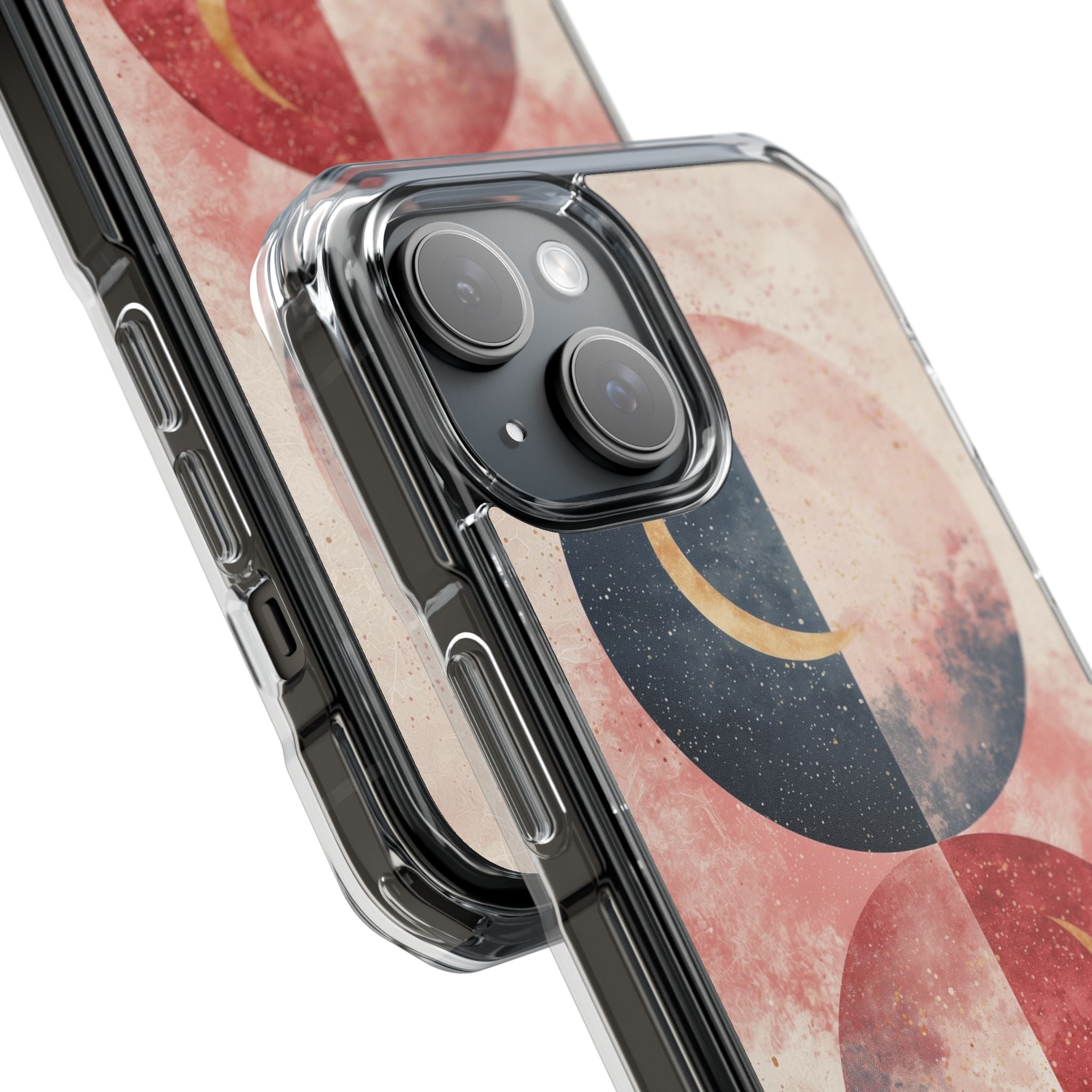 Crescents Embrace Stars iPhone Case - Impact