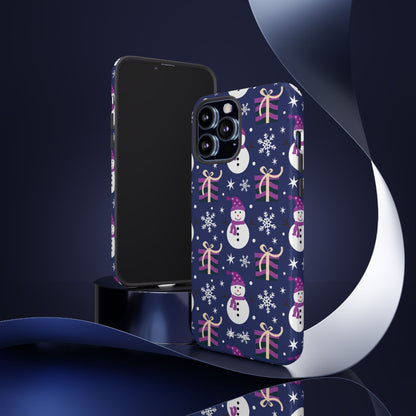 Snowmen Gift Giving - iPhone Case