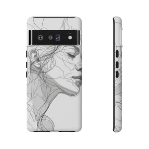 Ethereal Contours | Protective Phone Case for Google Pixel