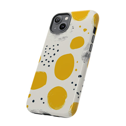 Dotted Yellow Simplicity - Protective Phone Case