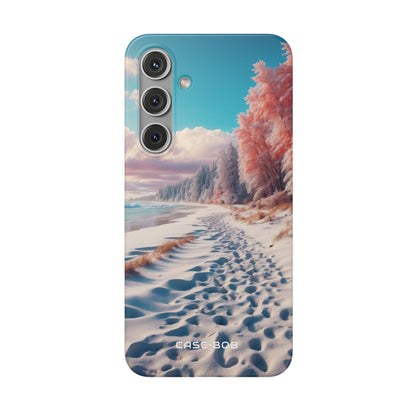 Snowy Footprints Samsung S24 Plus Case - Soft