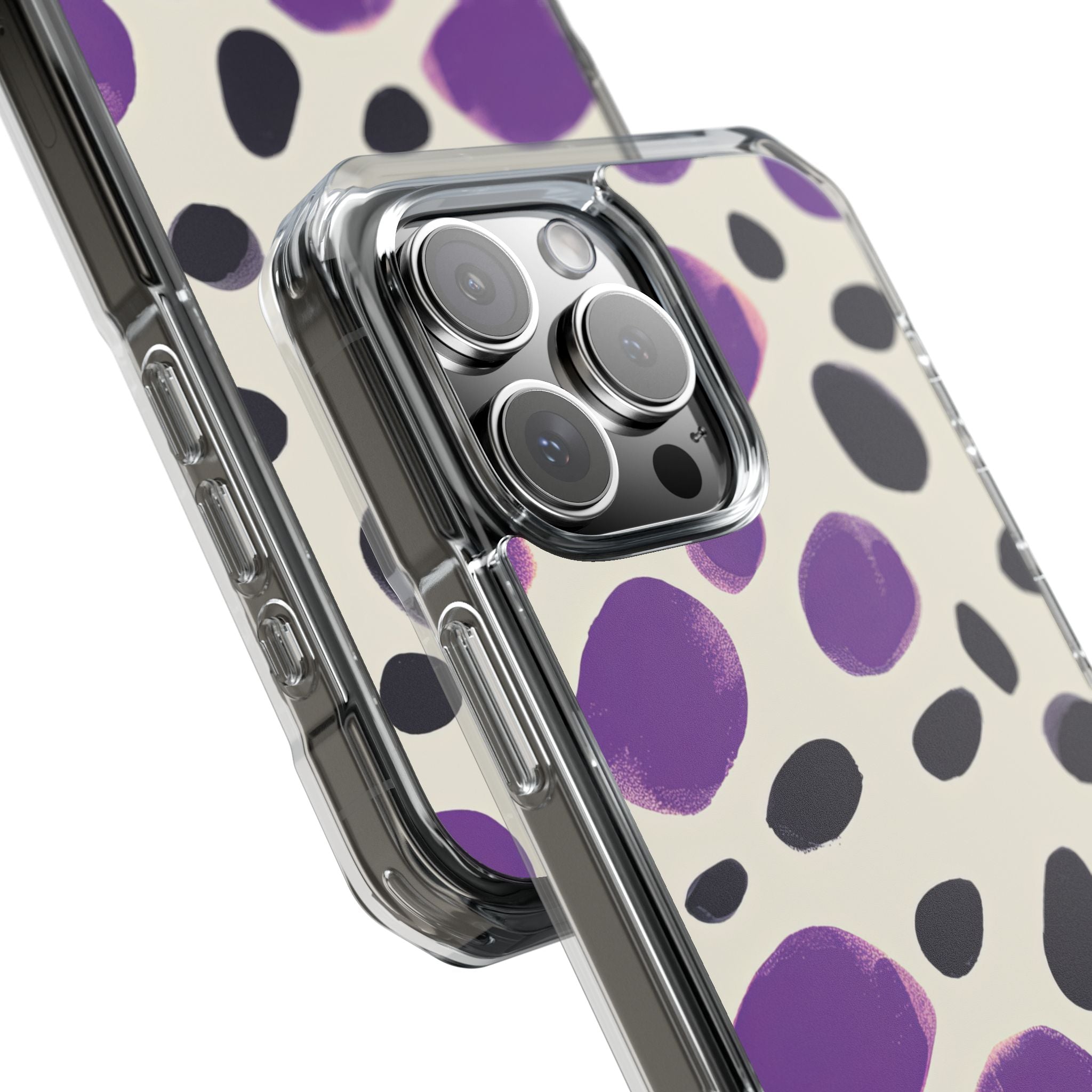 Purple Pebble Dance iPhone 16 - Impact Clear+