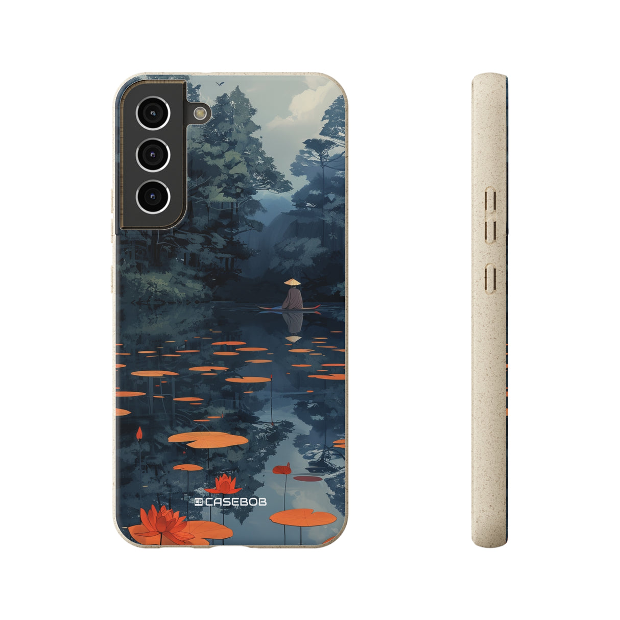 Tranquil Lotus Serenity | Biodegradable Phone Case