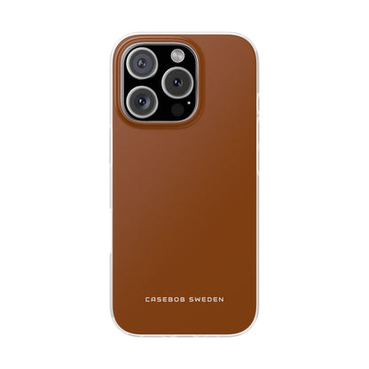 Saddle Brown iPhone 16 - Flexi Phone Case