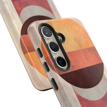 Sunset Orb Samsung S24 Case - Tough