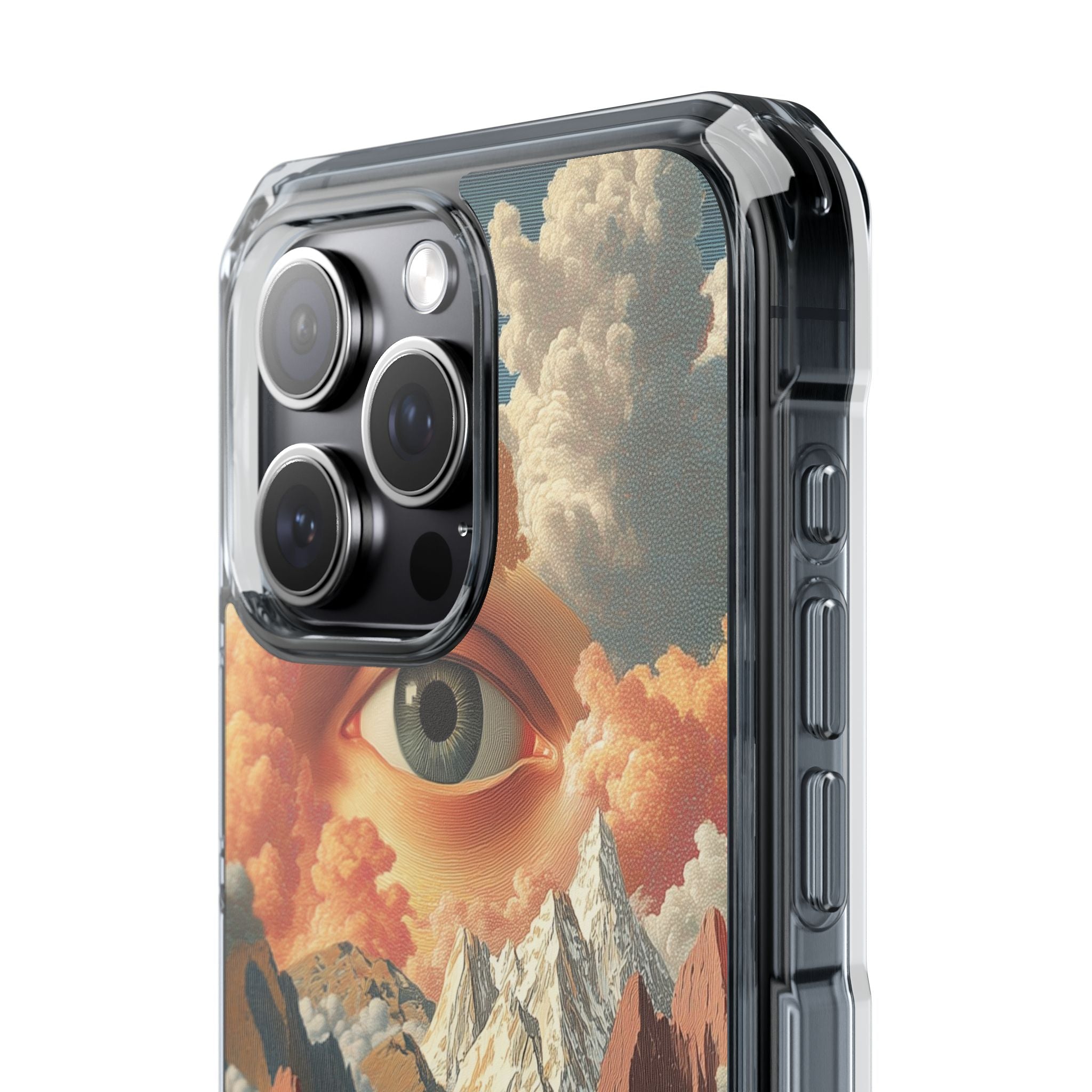 Eye Reflects Mountains iPhone Case - Impact
