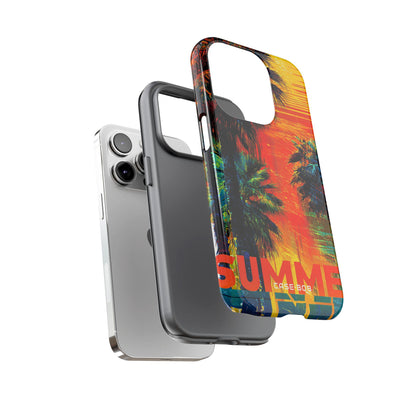 Tropical Sunburst iPhone 14 Pro Case - Tough