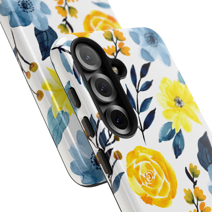 Golden Bloom Samsung S25 Case - Tough